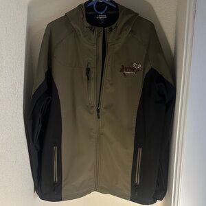 Men's Olive and Black Performance Jacket